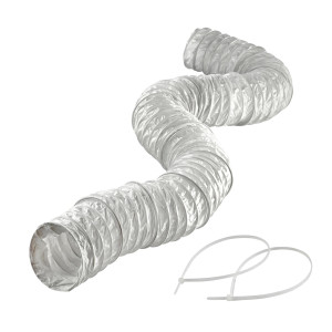 Ducto Universal Solo 4inX5ft (10cmx15mts) 1307 Vinyl Con Abrazaderas