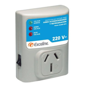 Protector A.A. Monofasico Enchufable Exceline Toma china GSM-RE220CS 220V