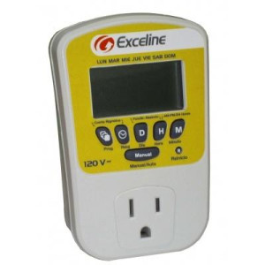 Programador Horario 15amp Exceline GTC-E120H