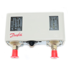 Danfoss 060-124191 Presostato Refrigeracion KP15 Alta/Baja Auto/Auto 1/4 pulg Flare Capilar NO incluido 060-124191 060-124166