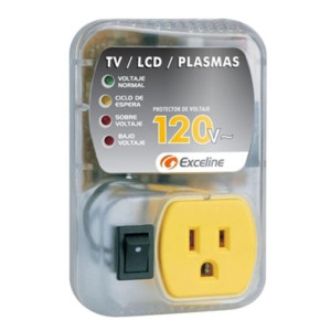 Protector de equipos Electronicos Profesionales Monofasico Enchufable Exceline GSM-EP120 120v